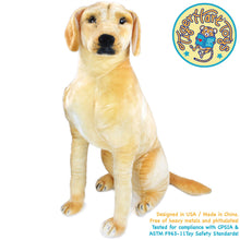 Load image into Gallery viewer, Leanna The Labrador | 31 Inch Stuffed Animal Plush | By TigerHart Toys