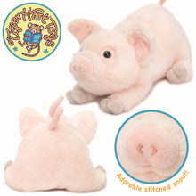 Load image into Gallery viewer, Perla The Pig - 10 Inch Stuffed Animal Plush