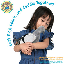 Load image into Gallery viewer, Pepper The Pigeon - 8.5 Inch Stuffed Animal Plush Bird