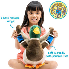 Load image into Gallery viewer, Dakota the Mallard Duck - 15 Inch Stuffed Animal Plush