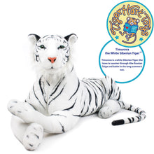 Load image into Gallery viewer, Timurova The White Siberian Tiger | 42 Inch Stuffed Animal Plush | By TigerHart Toys