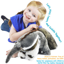 Load image into Gallery viewer, Arsenio The Anteater | 18 Inch Stuffed Animal Plush | By TigerHart Toys
