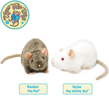 Load image into Gallery viewer, Wylie The White Rat | 7 Inch Stuffed Animal Plush | By TigerHart Toys
