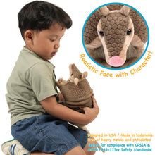 Load image into Gallery viewer, Mike The Armadillo - 10 Inch Stuffed Animal Plush
