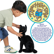 Load image into Gallery viewer, Boone The Black Cat | 13 Inch Stuffed Animal Plush | By TigerHart Toys
