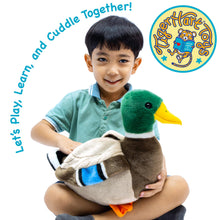Load image into Gallery viewer, Dakota the Mallard Duck - 15 Inch Stuffed Animal Plush
