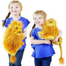 Load image into Gallery viewer, Lasulu The Lion | 17 Inch Stuffed Animal Plush | By TigerHart Toys

