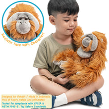 Load image into Gallery viewer, TigerHart Ornaldo The Orangutan Monkey - 14 Inch Stuffed Animal Plush
