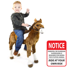 Load image into Gallery viewer, Angelina the Horse | 28 Inch Stuffed Animal Plush | By TigerHart Toys

