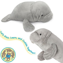 Load image into Gallery viewer, Morgan The Manatee | 21 Inch Stuffed Animal Plush | By TigerHart Toys
