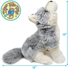 Load image into Gallery viewer, Wolcott The Wolf | 11 Inch Stuffed Animal Plush | By TigerHart Toys
