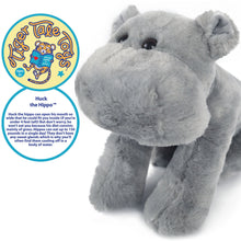 Load image into Gallery viewer, Huck The Hippo | 12 Inch Stuffed Animal Plush | By TigerHart Toys
