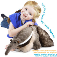 Load image into Gallery viewer, Arsenio The Anteater | 18 Inch Stuffed Animal Plush | By TigerHart Toys
