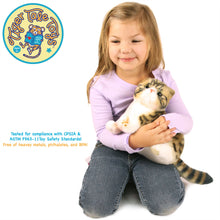 Load image into Gallery viewer, Esther The Exotic Shorthair Tabby Cat | 14 Inch Stuffed Animal Plush | By TigerHart Toys
