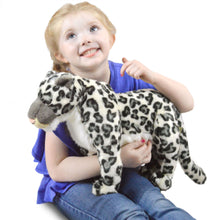 Load image into Gallery viewer, Lila the Snow Leopard | 17 Inch Stuffed Animal Plush | By TigerHart Toys
