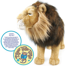 Load image into Gallery viewer, Laurent The Lion | 36 Inch Stuffed Animal Plush | By TigerHart Toys
