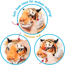 Load image into Gallery viewer, Arrow The Tiger - Squeeze Me! | 17 Inch Stuffed Animal Plush | By TigerHart Toys
